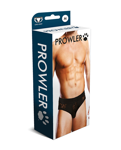 Thumbnail for Prowler Lace Open Back Brief - Black MD
