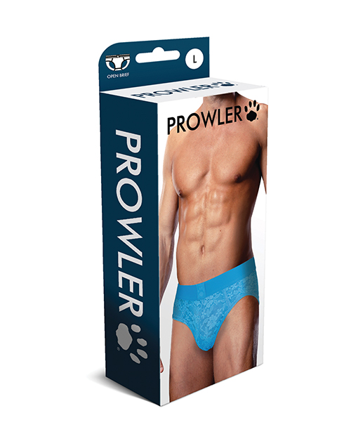 Thumbnail for Prowler Lace Open Back Brief - Blue LG