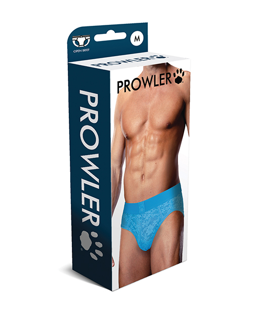 Thumbnail for Prowler Lace Open Back Brief - Blue MD