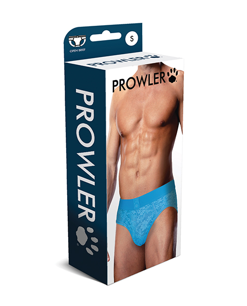 Thumbnail for Prowler Lace Open Back Brief - Blue SM