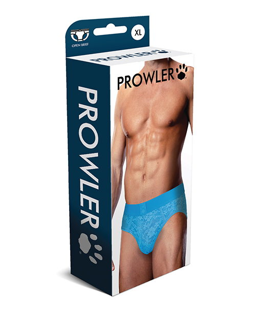 Thumbnail for Prowler Lace Open Back Brief - Blue XL