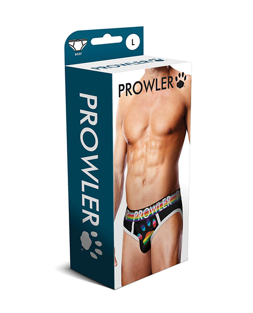 Thumbnail for Prowler Oversized Paw Brief - Black/Multi LG