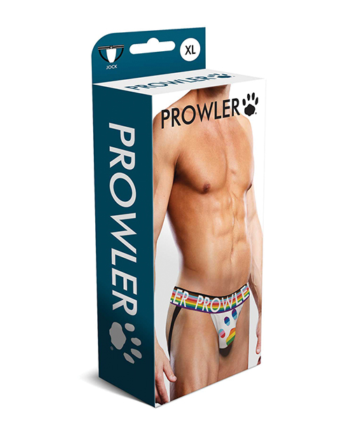 Thumbnail for Prowler Oversized Paw Jock Strap - White/Multi XL