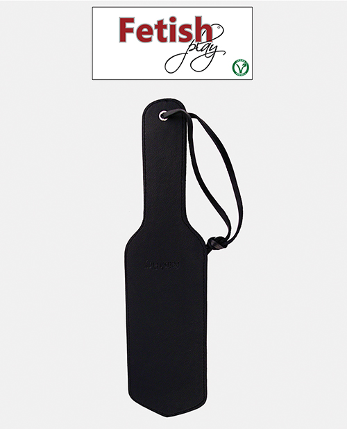 Thumbnail for Rouge Fetish Play Vegan Leather Paddle - Black