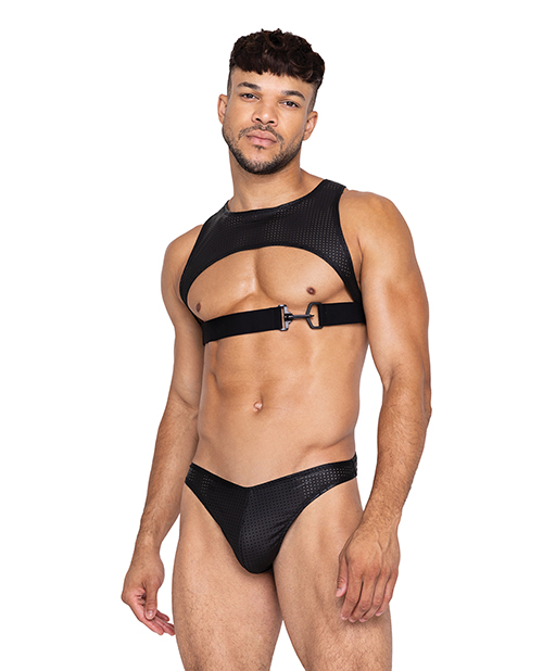 Thumbnail for Master Harness w/Hook &amp; Ring Closure Black XL