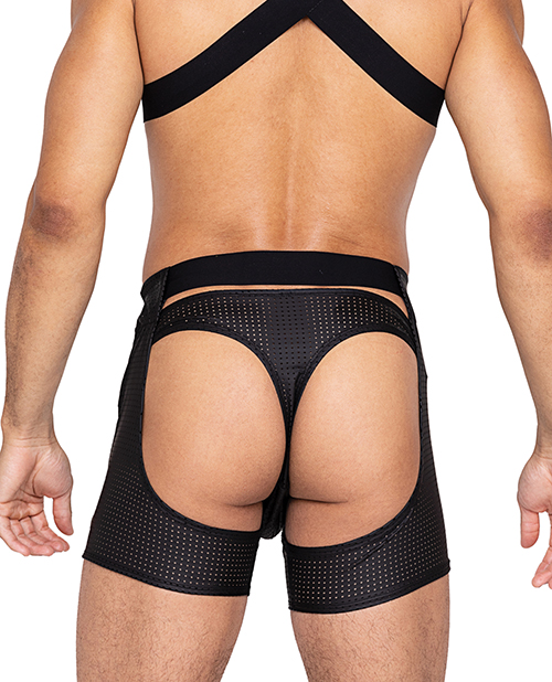 Thumbnail for Master Thong w/Contoured Pouch Black XL