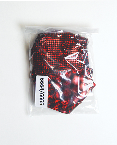 Thumbnail for Shimmer Tie Back Tube Top w/Cheeky Panty 2 pc Set - Red O/S