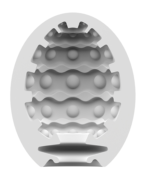 Thumbnail for Satisfyer Masturbator Egg Bubble - Violet
