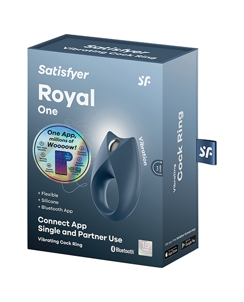 Thumbnail for Satisfyer Royal Ring w/App - Blue