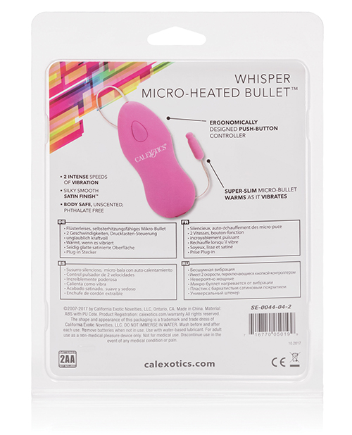 Thumbnail for Whisper Micro Heated Bullet - Pink
