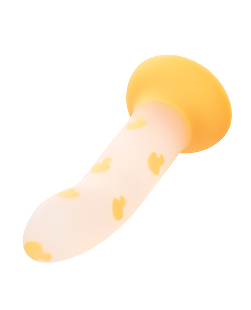 Thumbnail for Glow Stick Mushroom Suction Cup Glow-in-the-Dark Dildo - Orange