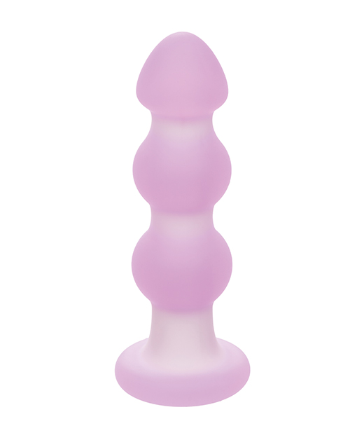 Thumbnail for Lavender Haze Beaded Anal Probe - Lavender/White