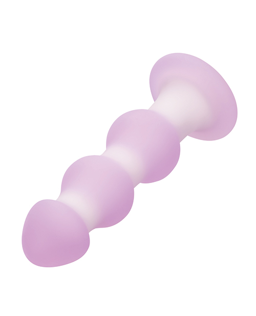 Thumbnail for Lavender Haze Beaded Anal Probe - Lavender/White