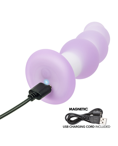 Thumbnail for Lavender Haze Beaded Curved Anal Probe