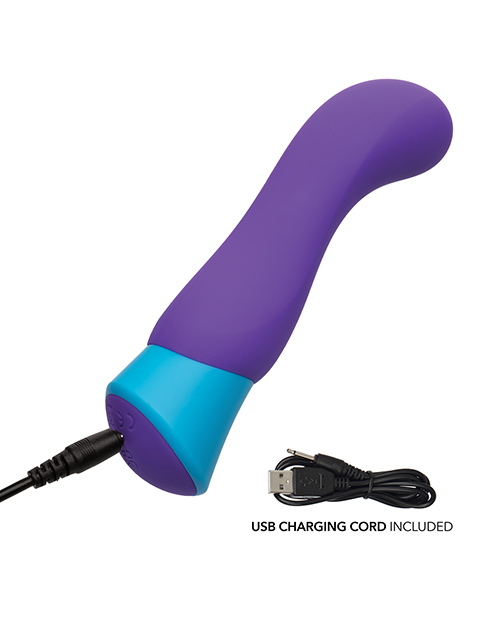 Thumbnail for Rave G-Vibe Curved Massager - Purple/Blue