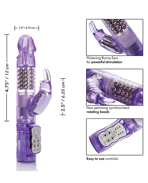 Thumbnail for Jack Rabbit w/Floating Beads Waterproof - Purple