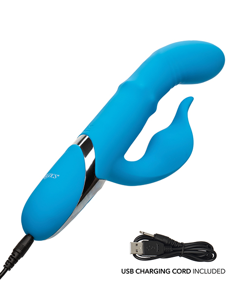 Thumbnail for Enchanted Beaded Power &quot;G&quot; Vibrator - Blue