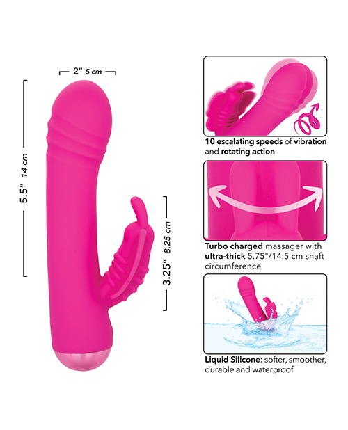 Thumbnail for Thicc Chubby Rotating Butterfly - Pink