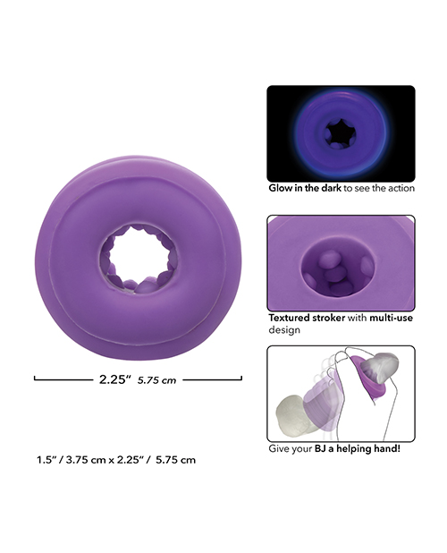Thumbnail for Slop Top Glow in the Dark Dirty Luv Stroker - Purple