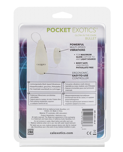 Thumbnail for Pocket Exotics Glow In The Dark Bullet