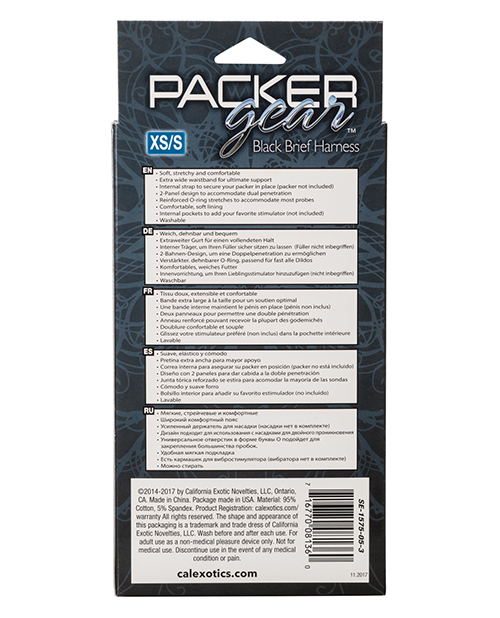 Thumbnail for Packer Gear Brief Harness XS/S - Black