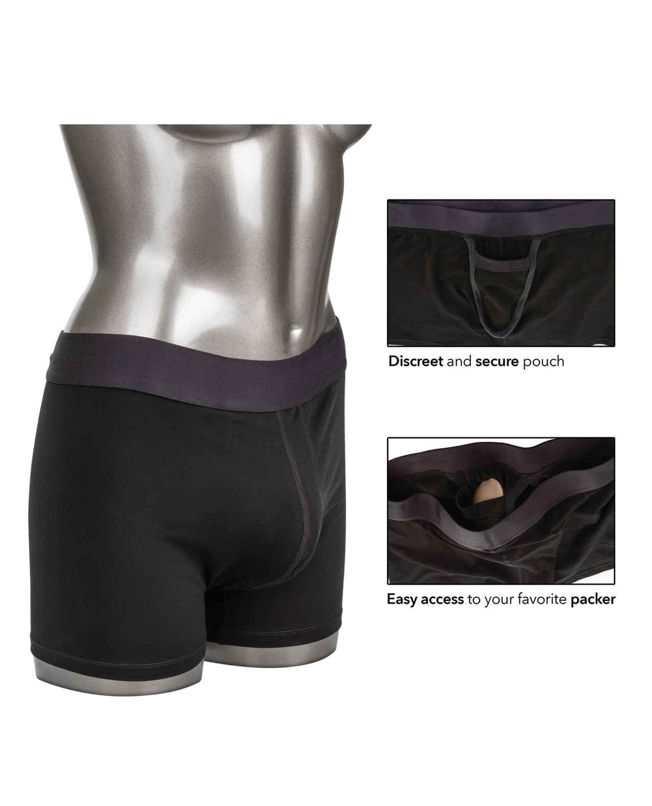 Thumbnail for Packer Gear Boxer Brief with Packing Pouch - L/XL