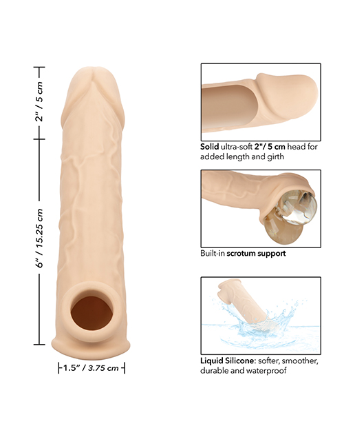 Thumbnail for Performance Maxx Life-Like 8&quot; Penis Extension - Ivory