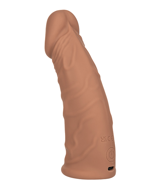 Thumbnail for Performance Maxx 7&quot; Vibrating Penis Extension - Brown