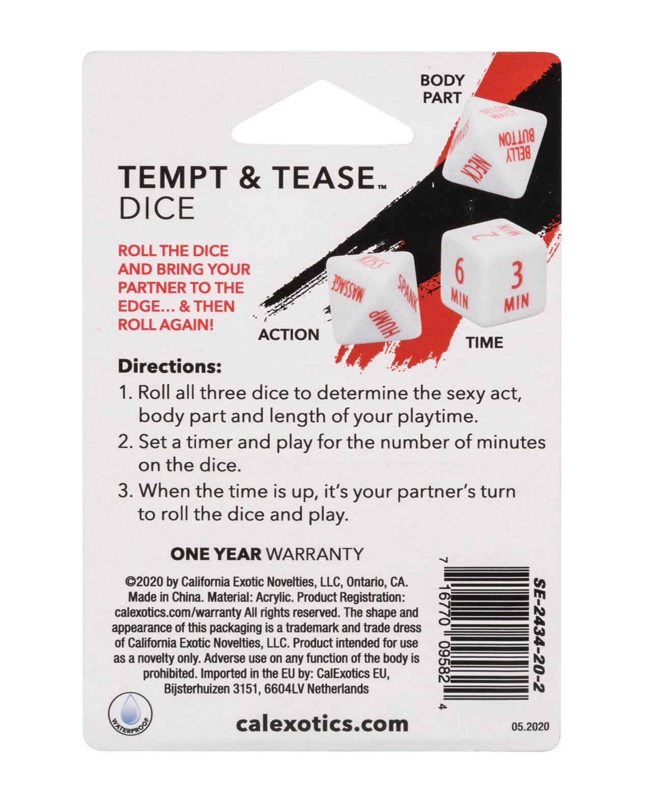 Thumbnail for Tempt &amp; Tease Dice