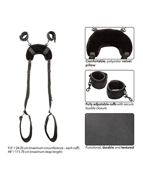Thumbnail for Nocturnal Collection Position Strap w/Pillow - Black