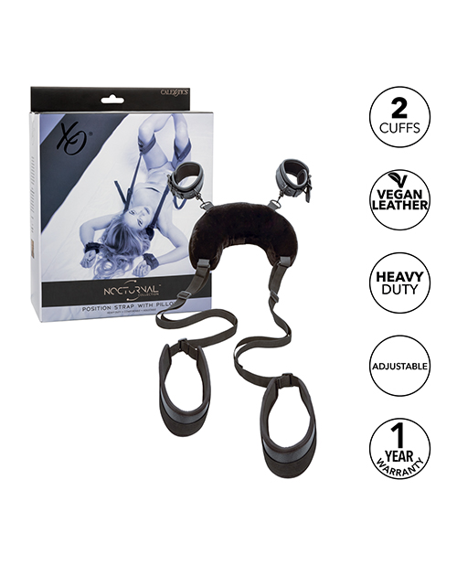Thumbnail for Nocturnal Collection Position Strap w/Pillow - Black