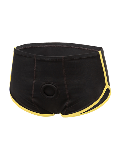 Thumbnail for Boundless Boxer Brief - Black/Yellow L/XL