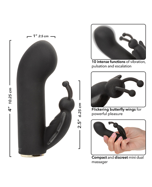 Thumbnail for Raven Butterfly G-Spot Vibrator - Black