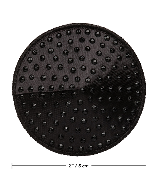 Thumbnail for Radiance Round Pasties Black O/S