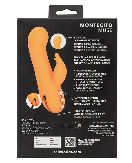 Thumbnail for California Dreaming Montecito Muse Dual Stimulation Vibe - Orange