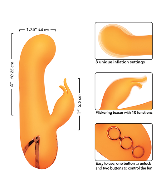 Thumbnail for California Dreaming Montecito Muse Dual Stimulation Vibe - Orange