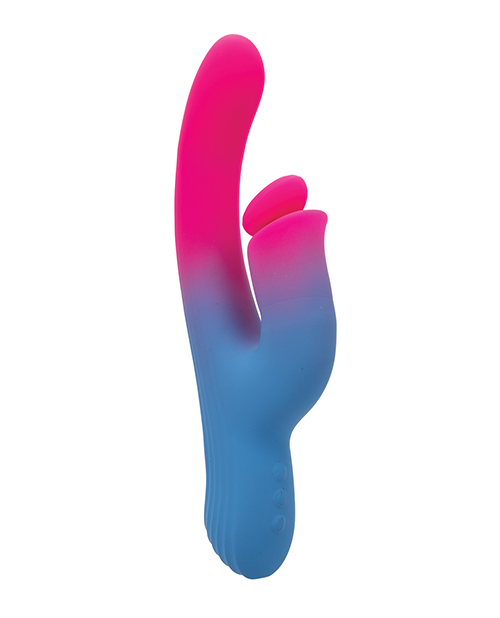 Thumbnail for Elation Thrusting Dual Stimulator - Blue/Pink