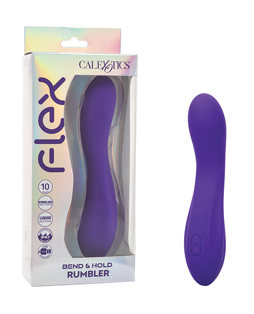 Flex Bend &amp; Hold Rumbler G-Spot Massager - Purple