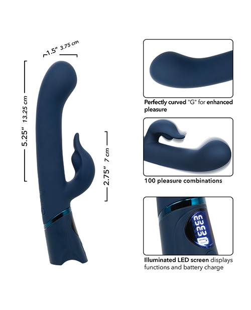 Thumbnail for Orgasmatron Digital G-Teaser Vibrator - Blue