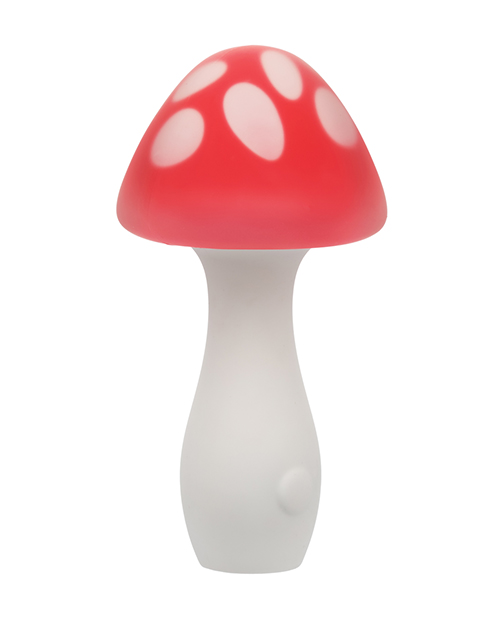 Thumbnail for Naughty Bits Muff Shroom Playful Massager - Red/White