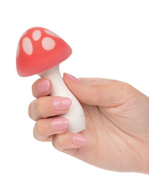 Thumbnail for Naughty Bits Muff Shroom Playful Massager - Red/White