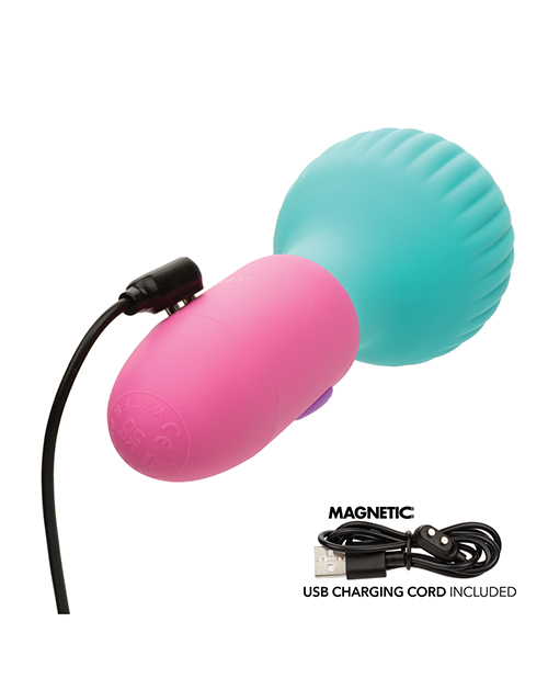 Thumbnail for Naughty Bits to the Max Vibrating Wand - Multicolor