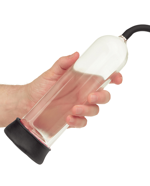 Thumbnail for Peak Magnified Gauged Penis Pump System w/Cock &amp; Ball Ring - Black