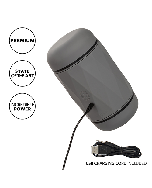 Thumbnail for Milk Master Vibro Squeeze Pussy Stroker - Black