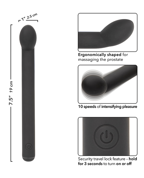 Thumbnail for Dr. Joel Kaplan Rechargeable Prostate Massager - Black