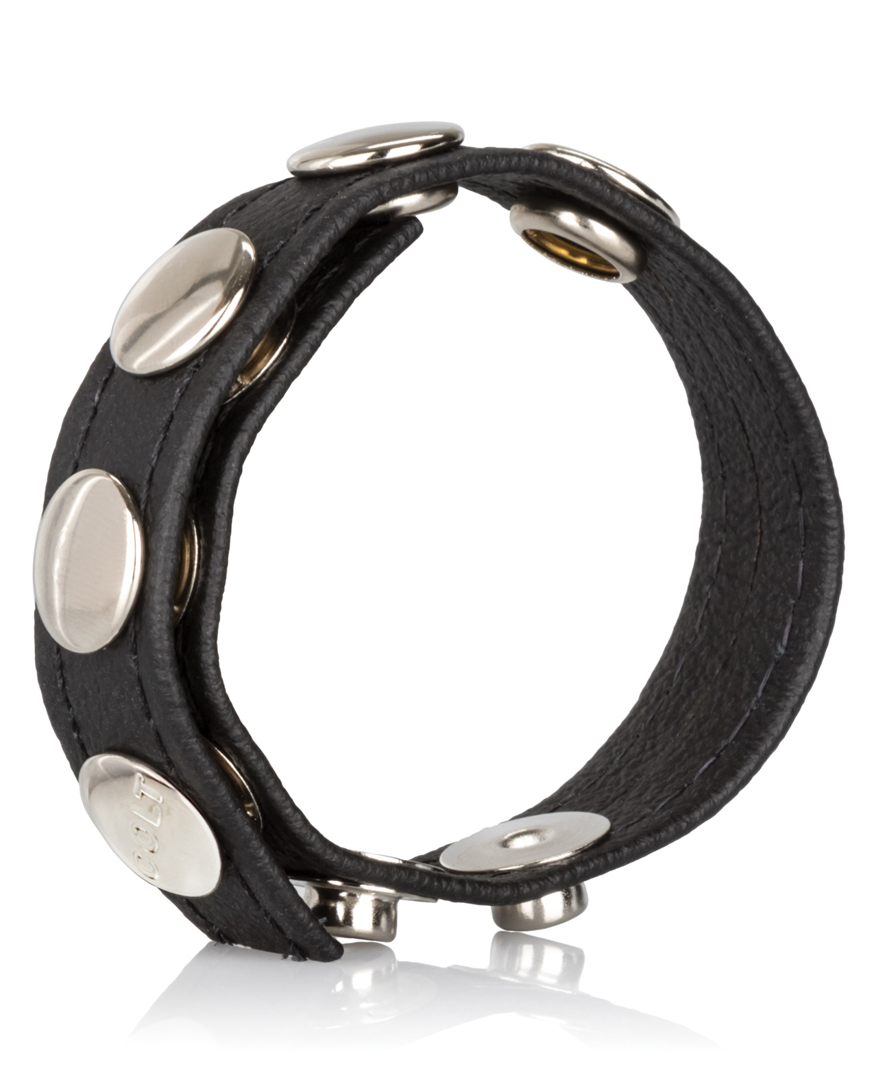 Thumbnail for COLT Leather C/B Strap 5 Snap Fastener - Black
