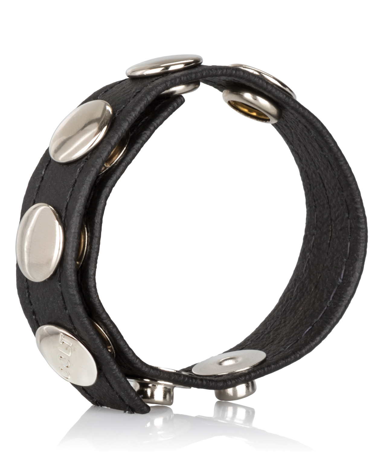 Thumbnail for COLT Leather C/B Strap 5 Snap Fastener - Black