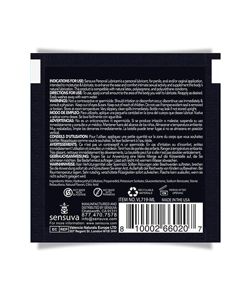 Thumbnail for Sensuva Hybrid Personal Moisturizer Single Use Packet - 6 ml Caramel Apple