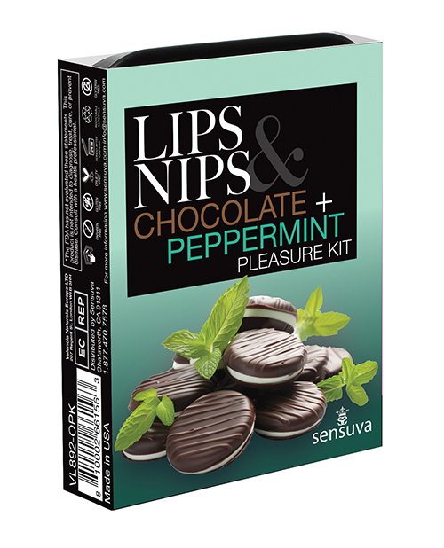 Thumbnail for Sensuva Lips & Nips Pleasure Kit - Chocolate Nip Zip + Chocolate Peppermint XBalm + 50 Ways to Kiss Guide