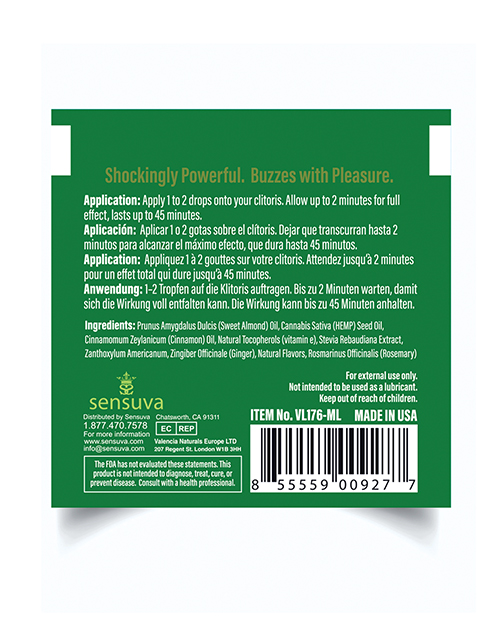 Thumbnail for ON Hemp Arousal Oil - Single Use Ampoule Packet